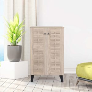 2 DOOR SHOE CABINET